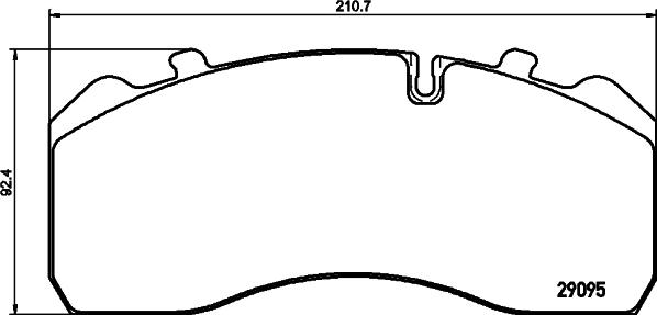 Textar 2909525 - Гальмівні колодки, дискові гальма autozip.com.ua