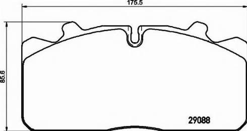 DT Spare Parts 6001436901 - Гальмівні колодки, дискові гальма autozip.com.ua