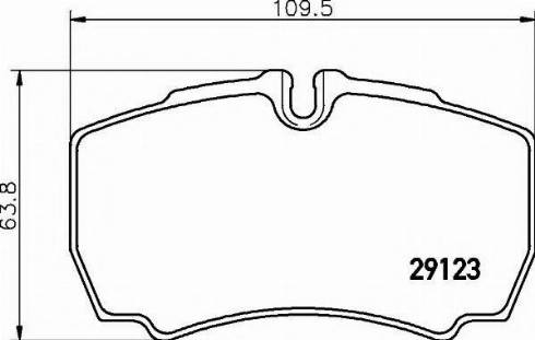 Textar 2912370 - Гальмівні колодки, дискові гальма autozip.com.ua