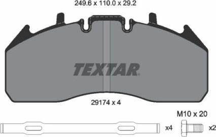 Lumag 29174 00 901 00Z - Гальмівні колодки, дискові гальма autozip.com.ua