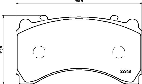 Textar 2934801 - Гальмівні колодки, дискові гальма autozip.com.ua