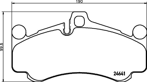 Textar 2464101 - Гальмівні колодки, дискові гальма autozip.com.ua