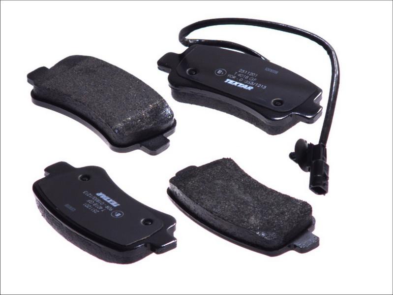 Textar 2511201 - Гальмівні колодки, дискові гальма autozip.com.ua