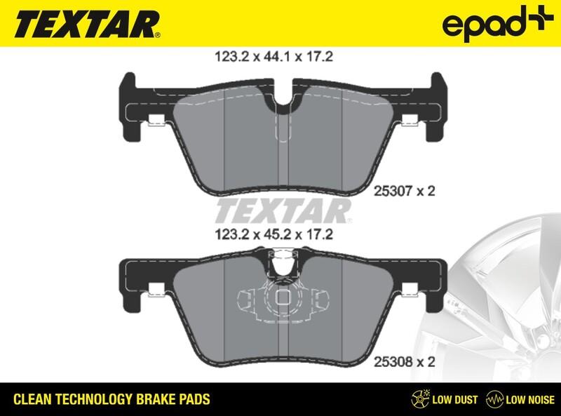 Textar 2530701CP - Гальмівні колодки, дискові гальма autozip.com.ua