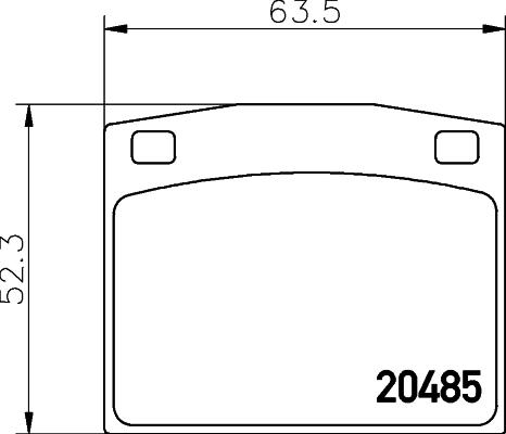 Textar 2048501 - Гальмівні колодки, дискові гальма autozip.com.ua