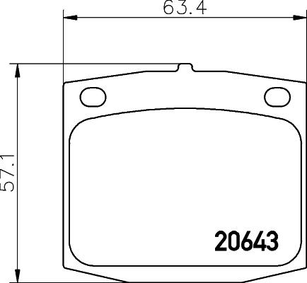 Textar 2064301 - Гальмівні колодки, дискові гальма autozip.com.ua