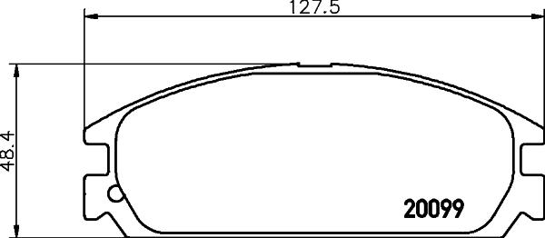 Textar 2009901 - Гальмівні колодки, дискові гальма autozip.com.ua