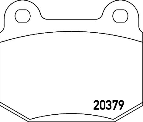 Textar 2037901 - Гальмівні колодки, дискові гальма autozip.com.ua