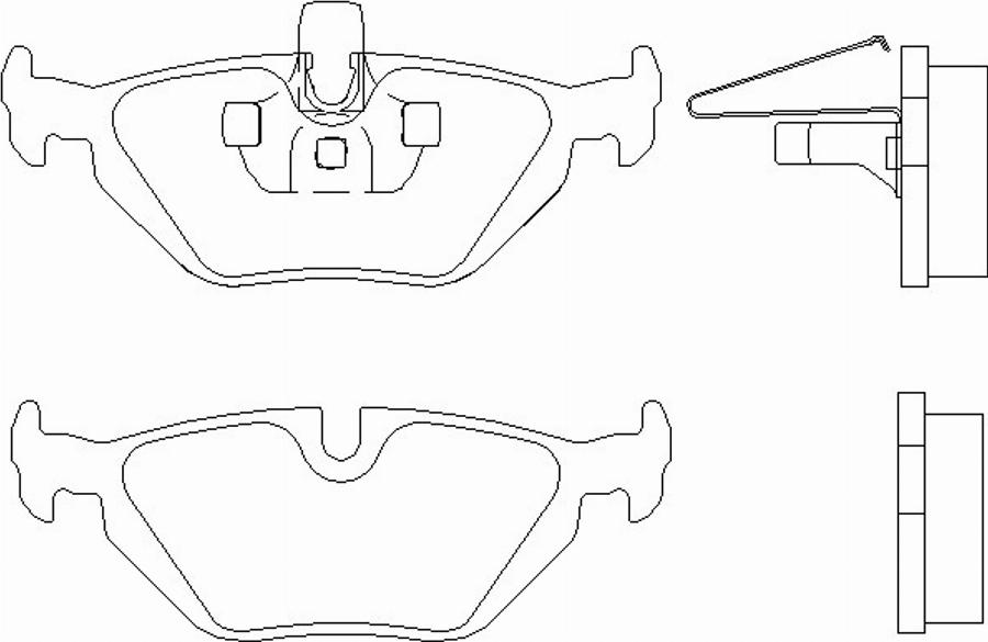 Textar 2193491 - Гальмівні колодки, дискові гальма autozip.com.ua