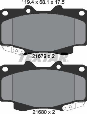 Nisshinbo PF1585 - Гальмівні колодки, дискові гальма autozip.com.ua