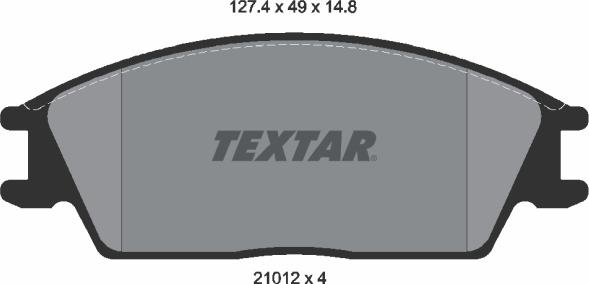 Textar 89009900 - Комплект гальм, дисковий гальмівний механізм autozip.com.ua