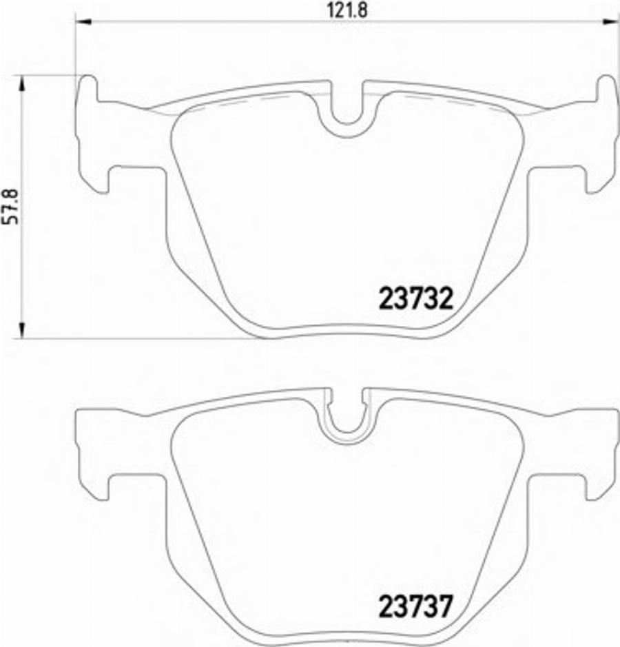 Textar 2373291 - Гальмівні колодки, дискові гальма autozip.com.ua