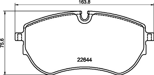 Textar 2264403 - Гальмівні колодки, дискові гальма autozip.com.ua