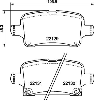 Textar 2212905 - Гальмівні колодки, дискові гальма autozip.com.ua