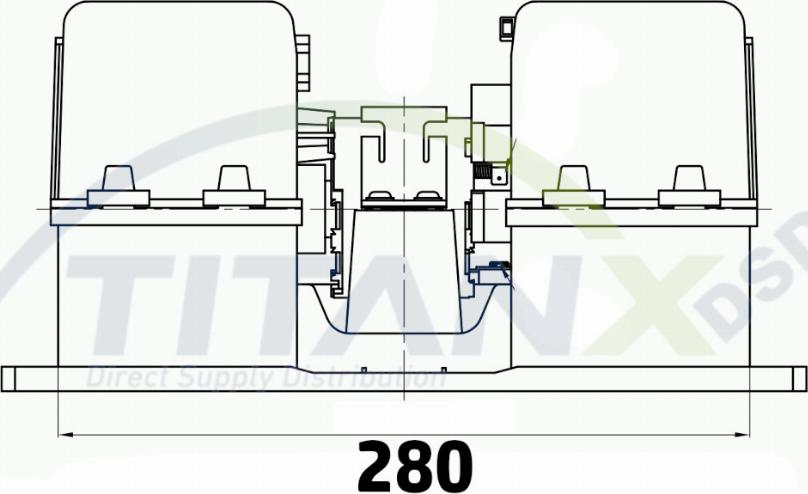 TITANX BL129001 - Вентилятор салону autozip.com.ua