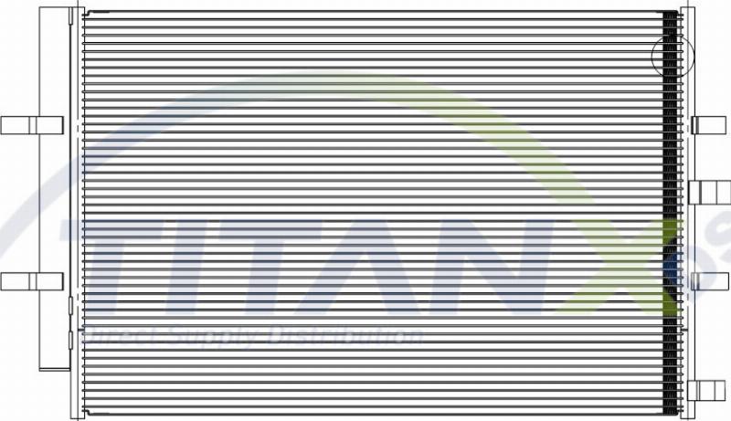 TITANX CD389004 - Конденсатор, кондиціонер autozip.com.ua