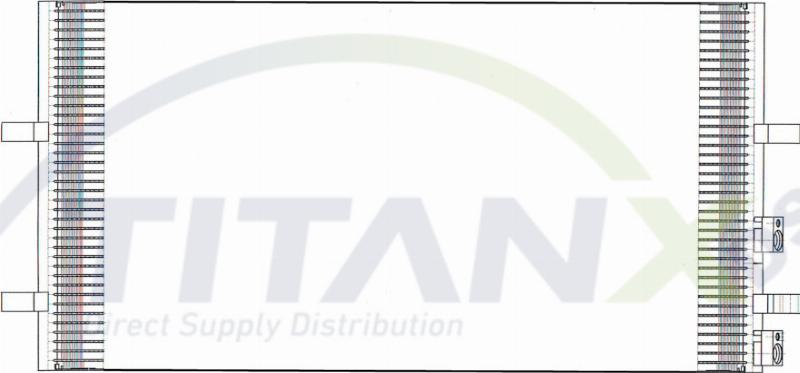 TITANX CD389002 - Конденсатор, кондиціонер autozip.com.ua