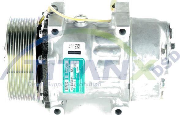 TITANX CM169006 - Компресор, кондиціонер autozip.com.ua