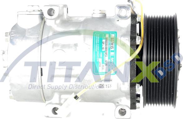 TITANX CM129005 - Компресор, кондиціонер autozip.com.ua