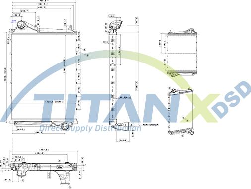 TITANX IX129006 - Інтеркулер autozip.com.ua