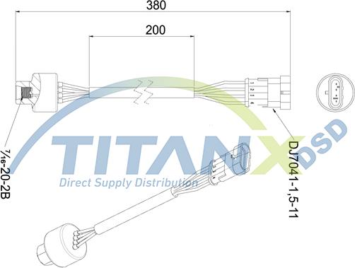 TITANX PR159001 - Пневматичний вимикач, кондиціонер autozip.com.ua