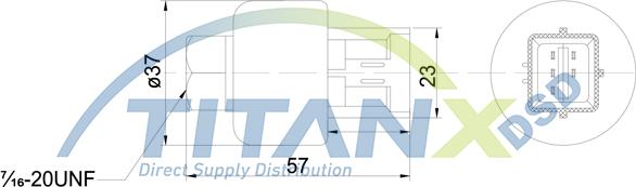 TITANX PR359002 - Пневматичний вимикач, кондиціонер autozip.com.ua