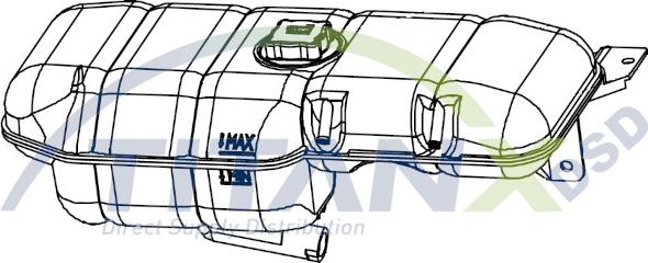 TITANX XT129004 - Компенсаційний бак, охолоджуюча рідина autozip.com.ua
