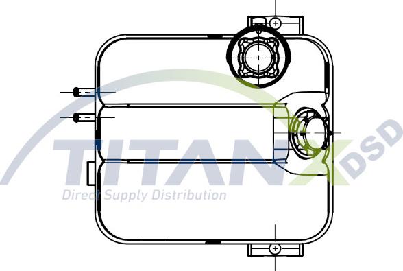 TITANX XT129003 - Компенсаційний бак, охолоджуюча рідина autozip.com.ua