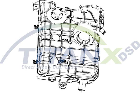 TITANX XT129002 - Компенсаційний бак, охолоджуюча рідина autozip.com.ua