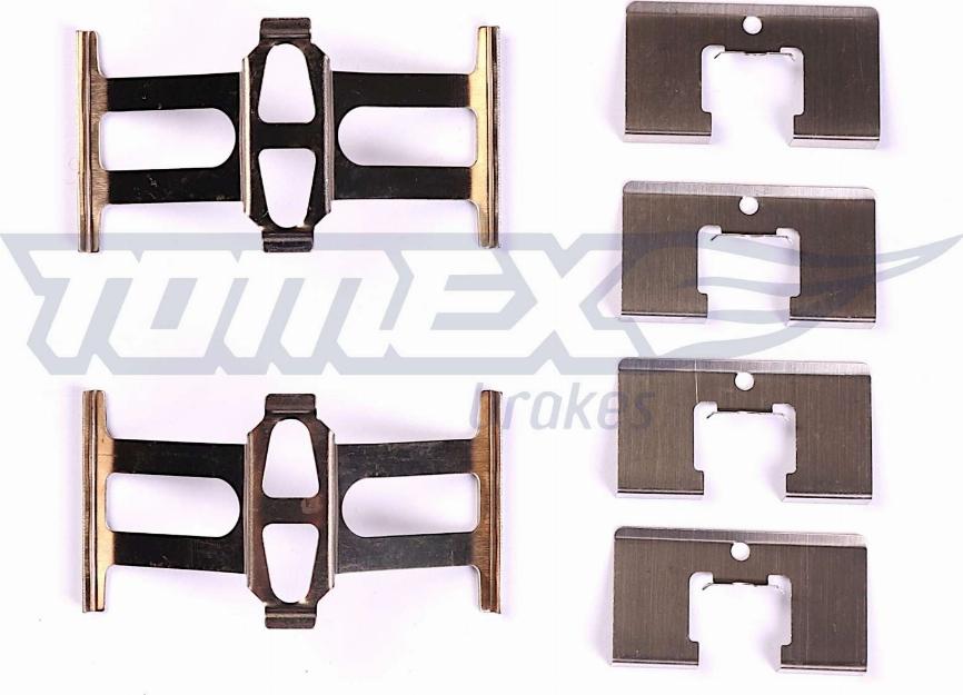 TOMEX brakes TX 44-54 - Комплектуючі, колодки дискового гальма autozip.com.ua