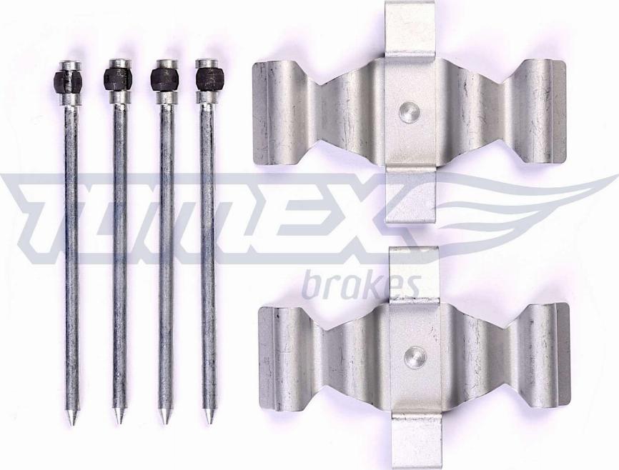 TOMEX brakes TX 44-53 - Комплектуючі, колодки дискового гальма autozip.com.ua