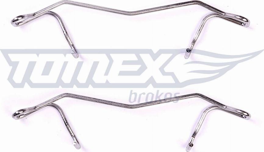 TOMEX brakes TX 44-62 - Комплектуючі, колодки дискового гальма autozip.com.ua