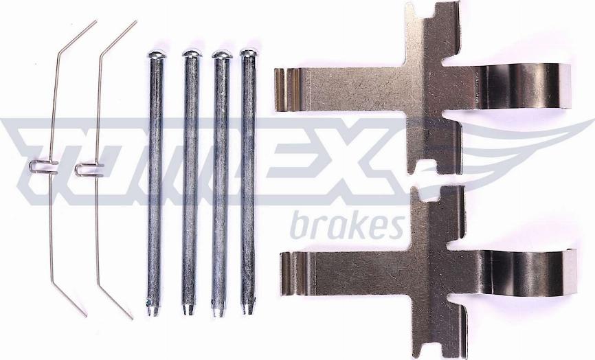 TOMEX brakes TX 44-09 - Комплектуючі, колодки дискового гальма autozip.com.ua