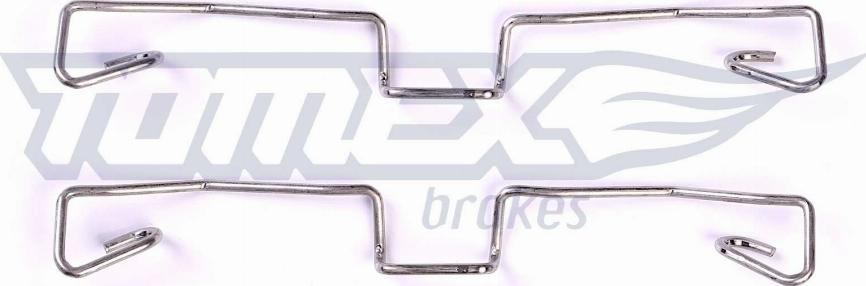 TOMEX brakes TX 44-02 - Комплектуючі, колодки дискового гальма autozip.com.ua