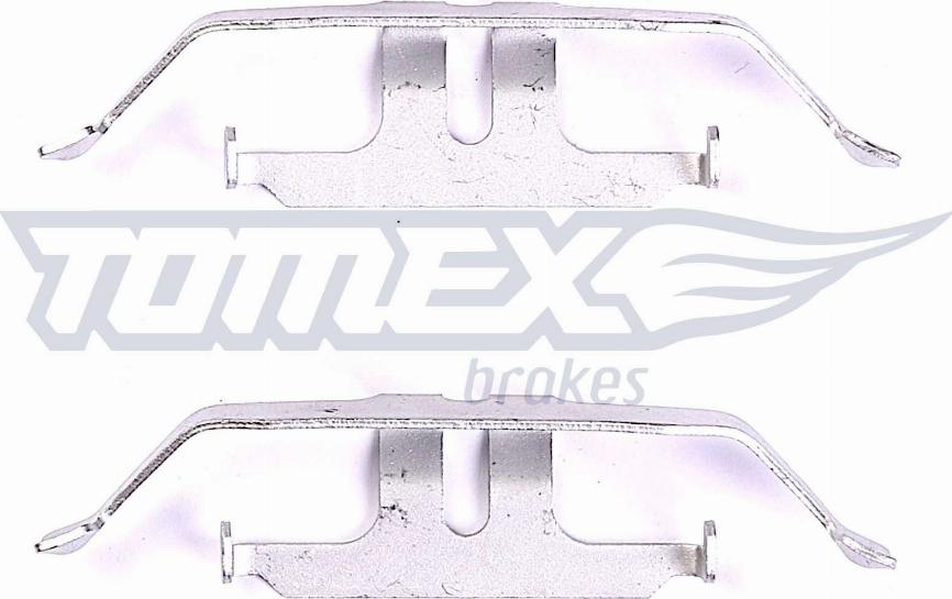 TOMEX brakes TX 44-12 - Комплектуючі, колодки дискового гальма autozip.com.ua