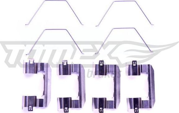 TOMEX brakes TX 44-83 - Комплектуючі, колодки дискового гальма autozip.com.ua
