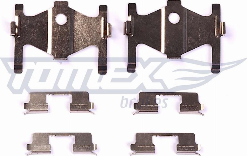 TOMEX brakes TX 44-35 - Комплектуючі, колодки дискового гальма autozip.com.ua