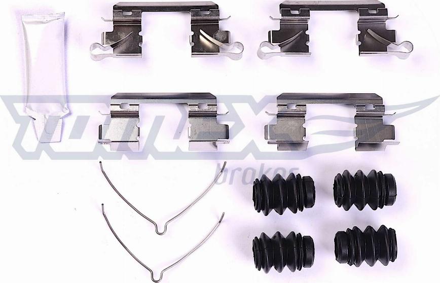 TOMEX brakes TX 44-36 - Комплектуючі, колодки дискового гальма autozip.com.ua