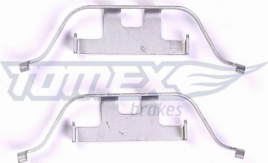 TOMEX brakes TX 44-24 - Комплектуючі, колодки дискового гальма autozip.com.ua