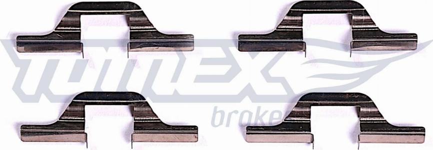 TOMEX brakes TX 44-28 - Комплектуючі, колодки дискового гальма autozip.com.ua