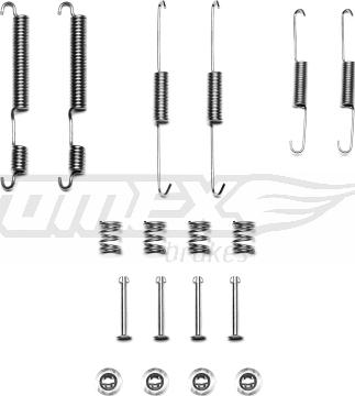 TOMEX brakes TX 40-45 - Комплектуючі, барабанний гальмівний механізм autozip.com.ua