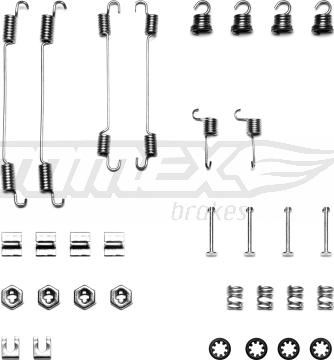 TOMEX brakes TX 40-42 - Комплектуючі, барабанний гальмівний механізм autozip.com.ua