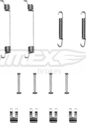 TOMEX brakes TX 40-58 - Комплектуючі, барабанний гальмівний механізм autozip.com.ua