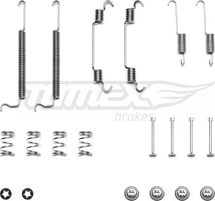 TOMEX brakes TX 40-57 - Комплектуючі, барабанний гальмівний механізм autozip.com.ua