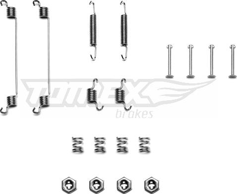 TOMEX brakes TX 40-09 - Комплектуючі, барабанний гальмівний механізм autozip.com.ua