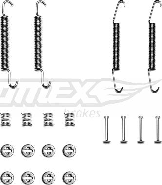 TOMEX brakes TX 40-06 - Комплектуючі, барабанний гальмівний механізм autozip.com.ua