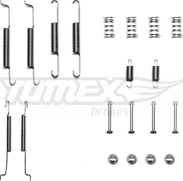 TOMEX brakes TX 40-01 - Комплектуючі, барабанний гальмівний механізм autozip.com.ua
