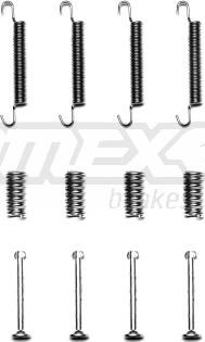 TOMEX brakes TX 40-19 - Комплектуючі, барабанний гальмівний механізм autozip.com.ua