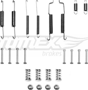 TOMEX brakes TX 40-15 - Комплектуючі, барабанний гальмівний механізм autozip.com.ua