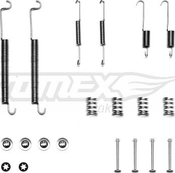 TOMEX brakes TX 40-18 - Комплектуючі, барабанний гальмівний механізм autozip.com.ua